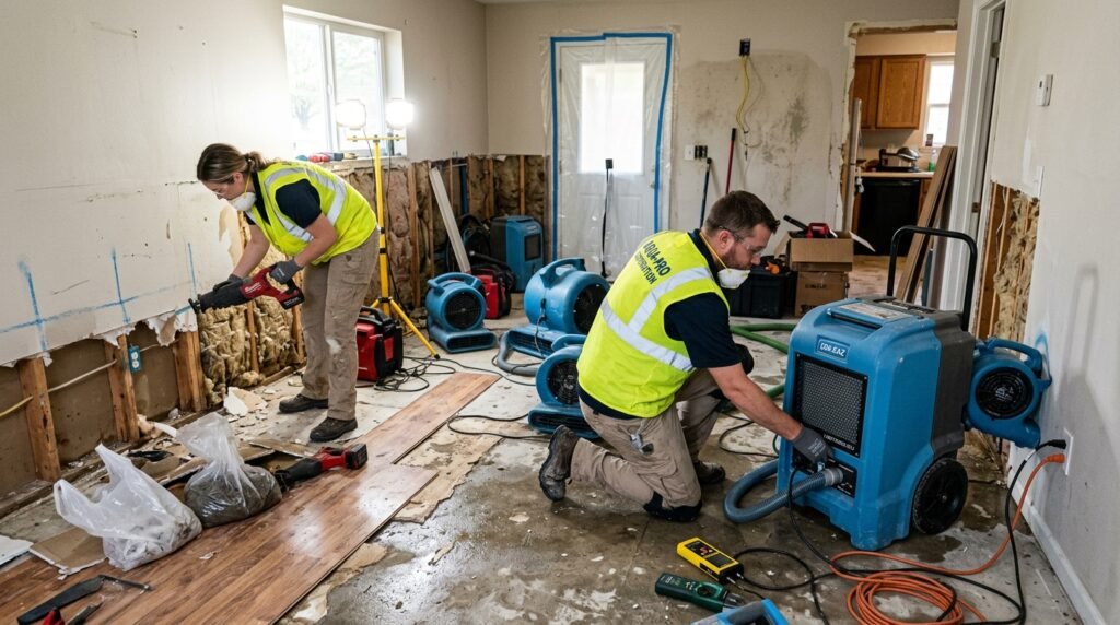 Ceiling Water Damage: Causes, Warning Signs, and Restoration Steps